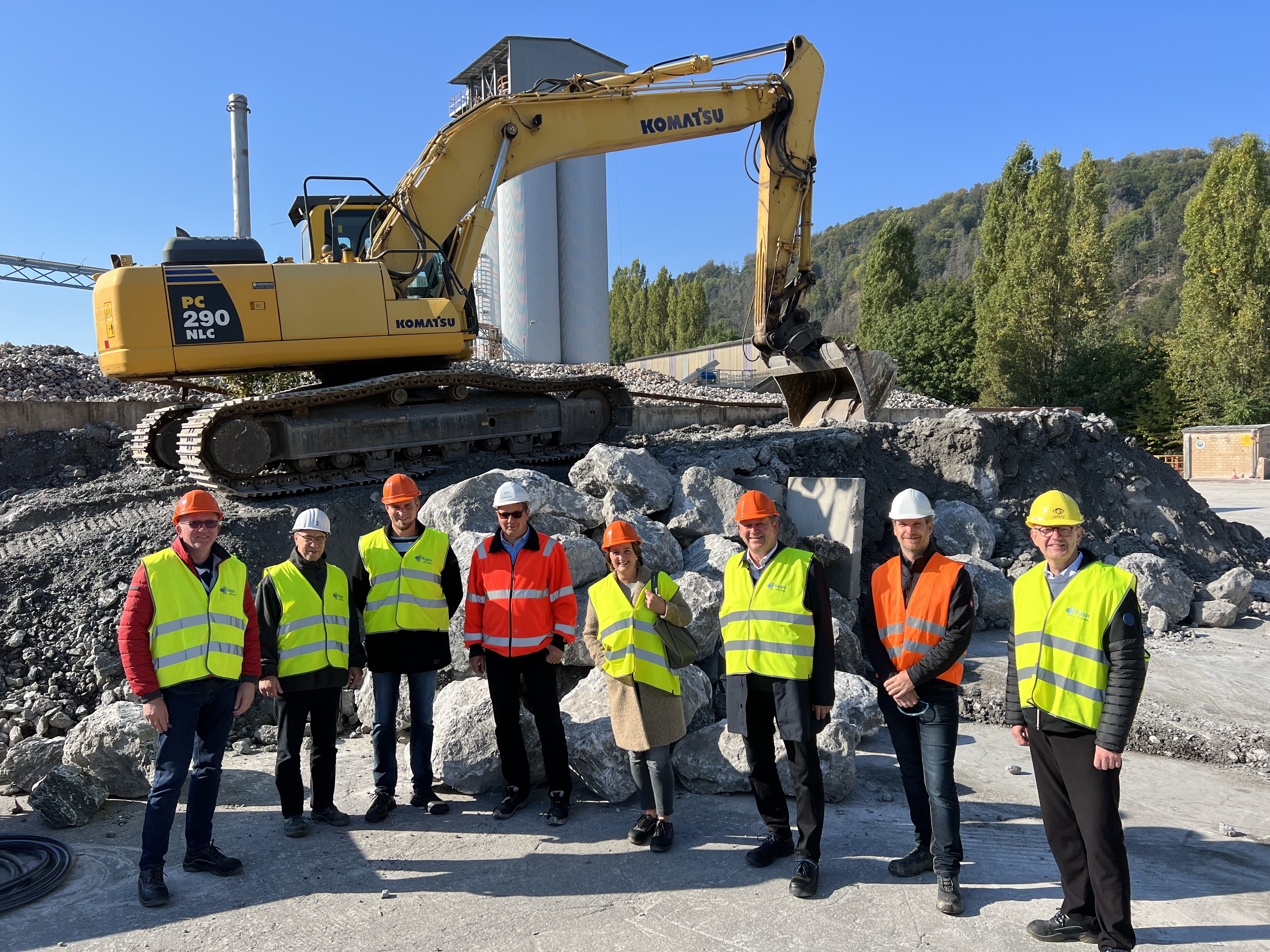 Hermann Grupe MdL besucht die Firma Saint- Gobain Rigips in Bodenwerder
