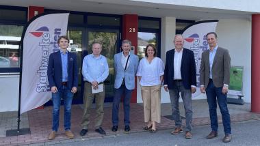 Hermann Grupe bei den Stadtwerken